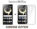 M.G.R.J Tempered Glass + Transparent Back Cover [Combo Pack] for Lenovo K8 Plus RS.299.00