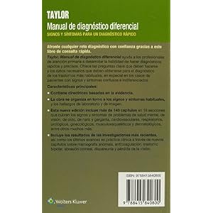 Taylor Manual de diagnostico diferencial / Taylor Manual Differential Diagnosis: Signos Y Sintomas Para Un Dia