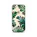Produktbild iPhone 7 Hülle Silikon,iPhone 7 Hülle Leaves,iPhone 8 Handytasche HandyHülle Transparent weiche TPU Slim Schutzhülle 4.7" Apple iPhone 7/iPhone 8 Thin Unsichtbare Gel Stoßfest Gummi Schützende Clear Bumper Case Hawaiisch Pflanze Tropisch Baum Blätter Summer Urlaub Palme