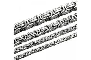 ‎SOULCATS SoulCats Königskette Halskette oder Set mit Armband aus Edelstahl, Verschiedene Längen und Stärken