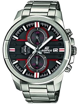 Edifice Herren-Armbanduhr XL Edifice Analog Quarz Edelstahl EFR-543D-1A4VUEF