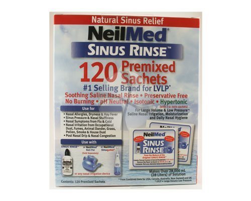 NeilMed SinuRinse 120 Refill Mixture Sachets Including P & P* by NeilMed
