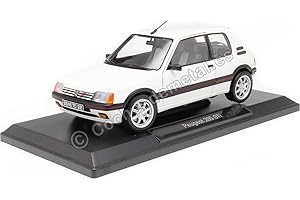 Norev- Peugeot 205 GTI 1.9 1989 Meije White 1:18 Miniatura, 184842
