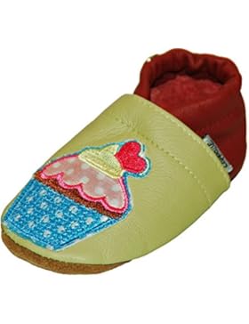 Lappa.de Lappade Lederpuschen Hausschuhe Krabbelschuhe Baby Jungen Mädchen Schläppchen Lauflernschuhe Wildledersohle...