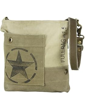 Sunsa Vintage Tasche Umhängetasche Schultertasche aus Canvas