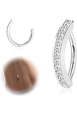Set 6 Piercing Ombelico Donna - Acciaio Chirurgico 316L Anallergico, 14G, Con Perle E CZ, Regalo Ideale - Foto 10