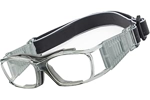 EnzoDate Lunettes de basket-ball vintage Slimfit Lunettes de sport de sécurité de protection