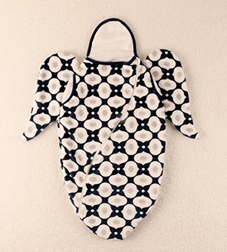 Happy Cherry Baby Swaddle Säugling Flanell Schlafsack mit Zip Ganzkörper Frühling Herbst Pucksack Muster druck Infant Swaddle Neugeborene Decke Für Schlaf Größe 68 * 38 CM für 0-6 Monate Farbe Wählbar - 2