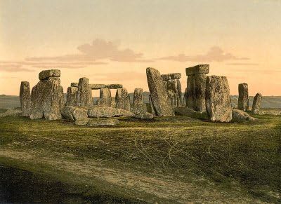 Stonehenge - 25 x 19cms Fabric Topped Mouse Mat