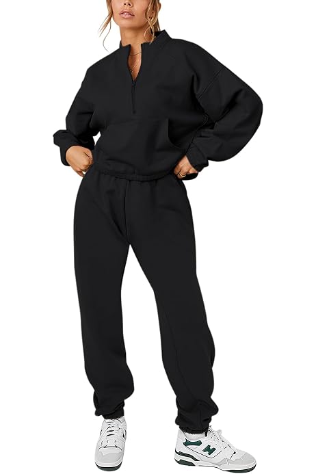 Jogginganzug Damen Baumwolle,2-teiliges Kapuzenpullover
