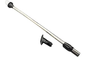 PACTRADE MARINE MARINE BOAT NAVIGATION ALL-ROUND WARM WHITE STERN LIGHT 24 & 2-PRONG NYLON BASE by PactradeMarine