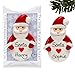 Personalised Christmas Decoration, Father Christmas bauble, Santa, RED Love Heart - Truly for You