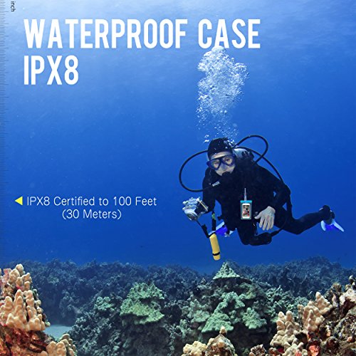 EOTW IPX8 Waterproof Case Dry Bag with Lanyard for Universal Phone up to 6 inch,Waterproof Phone Pouch iPhone 7/6/6s Plus,5s,5c,SE/Samsung Galaxy S8,S7 edge,S6 edge Plus,S5,j7,A7,A5/Huawei P8 lite,P9 lite plus,Honor 8/Sony Xperia z5,z4,z3/LG g5,g4,g3 Nokia Swimming Fishing Surfing Water Sports