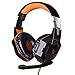 Produktbild EACH G2000 Über Ohr Gaming Kopfhörer Headset Ohrhörer Stirnband mit Mikrofon Stereo Bass LED Lampe für PC Spiel