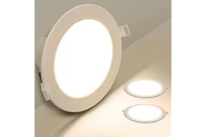 Aigostar Downlight Da Incasso a LED, 12W Equivalente a 113W, Daylight 4000K, Faretti LED, Oblò a LED, Ф145-155mm, Confezione Da 2