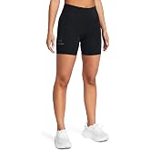 Under Armour UA Launch 6in Short Kadın Şort Black/Black/Reflective