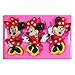 Produktbild Minnie Maus Silikon Form für Kuchen Dekorieren, Kuchen, kleiner Kuchen Toppers, Zuckerglasur Sugarcraft Werkzeug durch Fairie Blessings