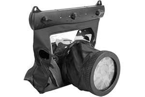 BEWINNER 20M Unterwasser Unterwassergehäuse Tasche für DSLR Kameras, Universal Kamera Unterwassergehäuse Unterwassergehäuse Tauchen Schutzgehäuse(Schwarz)