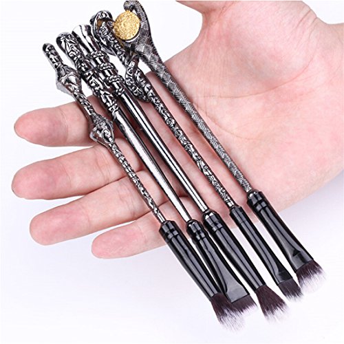 VWH Wizard Zauberstab Stil Make-up Pinsel, Lidschatten Pinsel Gesichts Make-up Pinsel Set - 6