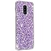 Produktbild Homikon Silikon Hülle für Samsung Galaxy A6 Plus 2018 Bling Glänzend Glitzer Strass Pailletten TPU Handyhülle Transparent Durchsichtig Weiche Ultra Dünn Schutzhülle Soft Bumper Case Cover Etui - Lila