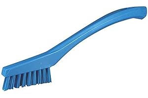 Vikan 44013 Very Hand Detail Brush, Blue, 205 mm Length, 20 mm Width, 40 mm Height