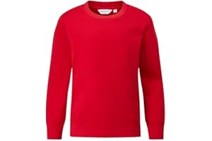 Trutex Plain Sweatshirt School Jumper Crewneck Unisex Boys & Girls Kids School Uniform Size from Age 2-3 Years Childrens to XXL Adult Mens and Womens