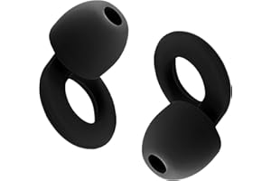 NIMISYRA Ear Plugs for Sleep,Earplugs for Noise Cancelling,Super Soft Comfortable Earplugs for Sleeping,Silicone Ear Plugs for Reusable,Ear Plugs for Deep Sleeping,Travel,Concert,Study,Work XS/S/M/L (Black)