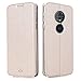 Produktbild Eastcoo Handyhülle für Motorola Moto G6 Play Hülle PU Leder Flip Case Tasche Cover Schutzhülle mit [Standfunktion][Magnetic Closure][Wallet] für Motorola Moto g6 Play Smartphone (Golden)
