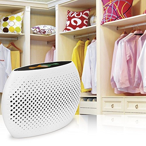 Hommii INVTOP Mini Luftentfeuchter kabellos tragbar Dehumidifer aufladbar ganz leicht bequem für Reise Schrank Regal Schlafzimmer zu Hause Büro TOP-200 Weiß - 3