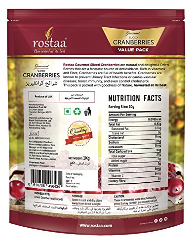 Rostaa Value Pack, Cranberry Slice, 1kg