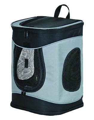 Trixie Sac à Dos Timon Nylon 34 × 44 × 30 cm Noir/Gris