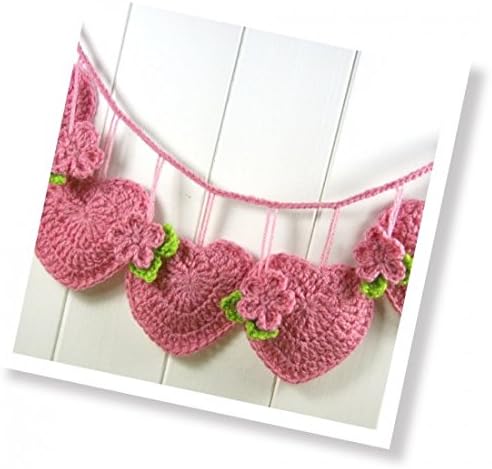 crochet kit hearts & flowers