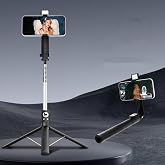 Coverzone 2-in-1 Selfie Stick Tripod &ndash; 170cm Uzatılabilir, Bluetooth Kablosuz Uzaktan Kumanda, 3 Modlu LED Dolgu Işığı, Type-