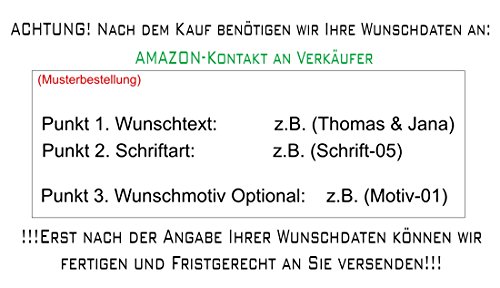Schutzengel aus Holz mit Wunschtext Gravur Motiv und Wunschtext zur freien Wahl. - 6