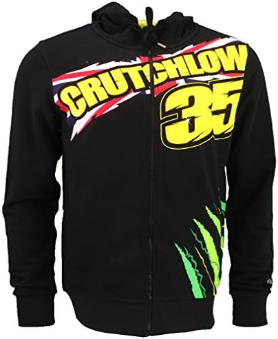 Cal Crutchlow 35 Moto GP Union Jack Monster Black Hoodie Official 2017