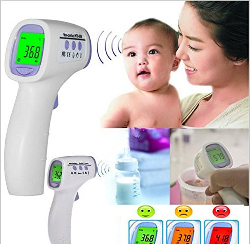 VALUE MAKERS Baby/Adult Thermometer - Digital Multi-Function Baby Monitor - Non-contact Infrared Forehead Body Thermometer - Health Monitors - Baby Termometer - Child Termometro (Non Contact, Infrared, Digital Thermometer)