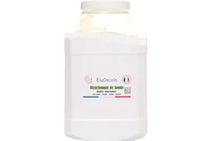 Bicarbonate de Soude 5,50kg - Qualité alimentaire - Tous usages - Maison/Hygiène/Cuisine - Doseur à l'intérieur - EluOecolo Made in France