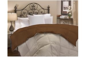 IL GRUPPONE PASSIONE CASA Piumino invernale in Piuma d'Oca 90/10 Double Face 350 gr/mq Inverno disponibile singolo piazza mezza e matrimoniale piumone caldo trapuntato trapunta in 5 colori - Singolo - PannaMarrone