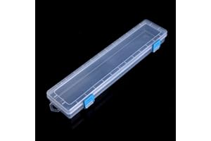 YUSHU Aquarell-Pinsel-Box, Pinsel-Aufbewahrungsbox für Malstifte, Aquarellstifte, Zeichenwerkzeuge, Malerei-Organizer, Kunststoff-Aufbewahrungsbehälter