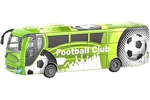 VGSAPRLEY Remote Control Bus Car,Electronic Vehicles,LED Lights,Remote Control Car Toy for Boys & Girls Gifts VG04 (green)