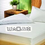 SETEX Antiallergen Schonbezug für Kissen, 40 x 60 cm, 100 % Baumwolle, Weiß, Allergo, 14AG040060751002 - 4