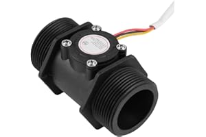 JECTSE Turbine Flow Meter, DN40 G1.5 Inch Electronic Flow Meter Water Flow Sensor Switch, Hall Sensor Switch Counter, for Water Heaters, Water Treatment System