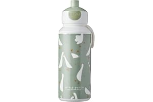 Mepal - Borraccia Pop-up Campus - Borraccia Little Dutch - Borraccia Ermetica per la Scuola - Priva di BPA e Lavabile in Lavastoviglie - 400 ml - Little Goose