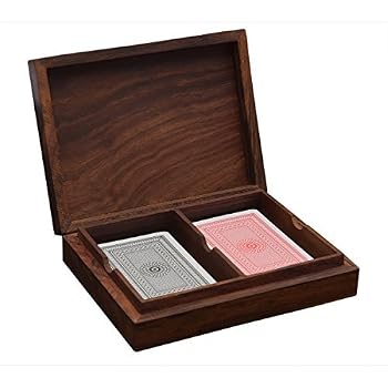 Porte-cartes En Bois à 3 Niveaux - Pour Jeux De Cartes (poker, Bridge) - Idéal Pour Enfants Et Personnes âgées - 8