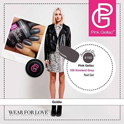 Pink Gellac Smoked Grey 15ml Gel Nail Polish by Pink Gellac - 6
