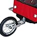 Children Bicycle Trailer & Jogging Stroller Combo-Red/Black 502-01