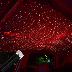 Urbans Led Light for Car Accessories Interior, Car Roof Light, Decorative Light for Bedroom, Car Atmosphere Light (Black)