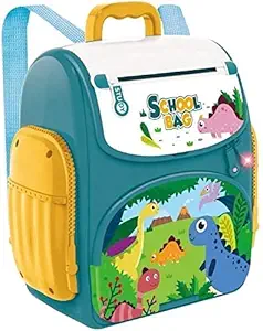 SHIVANTA Piggy Bank for Kids, School Bag Shape Musical Money Safe and Piggy Savings Bank with Finger Print Sensor ATM Toy Money Box, Saving Coin Box for Boys & Girls