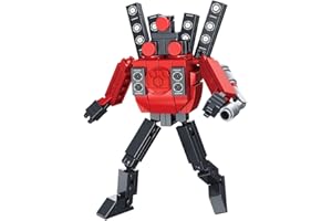 CBOSNF 12cm Skibidi-Toilet Ornamenti,Skibidi-Toilet Action Model Ornamento,Skibidi-Toilet Figurine,Series Action Figure Giocattolo Skibidi-Toilet Collezione Action Ufficio Ornamento Decorazione