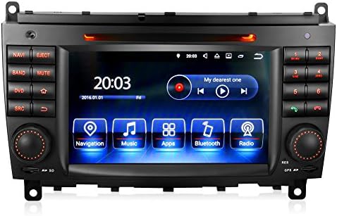 7inch Android GPS Navigation Radio Display +BT Music/Hands-free/SWC/HD/2DIN For Mecerdes Benz CLK W209(2006-2012) Benz CLS W219(2004-2008)